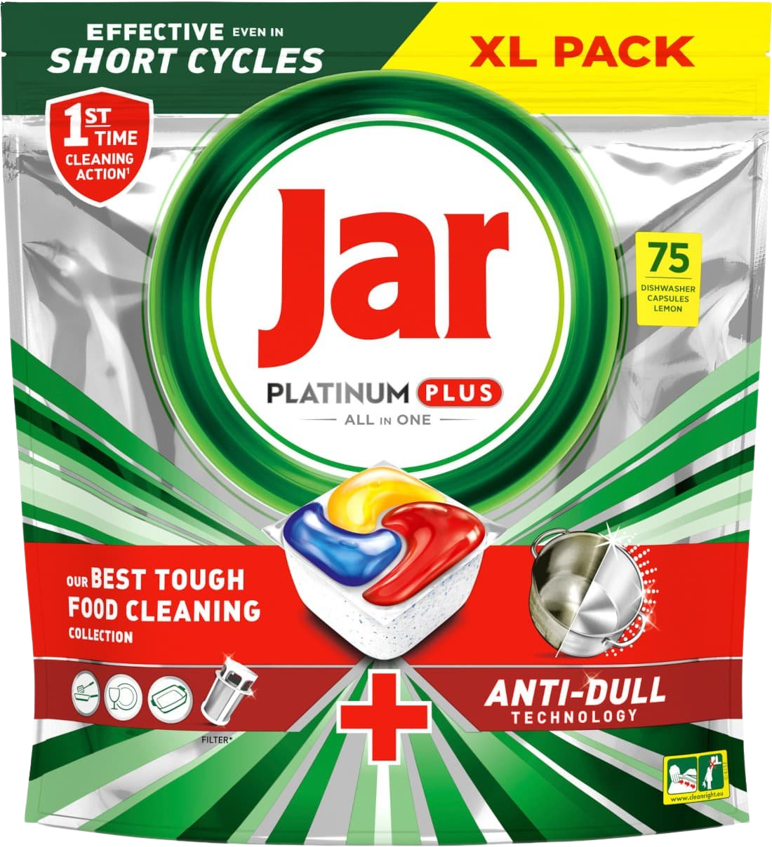 Jar Platinum Plus Lemon 75 ks