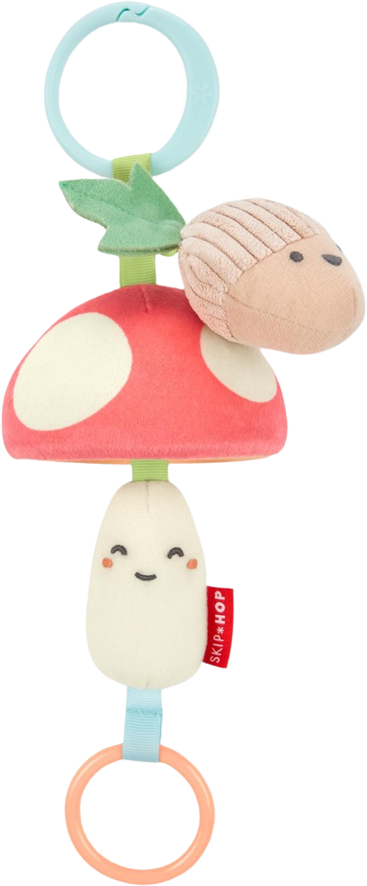 Skip Hop Hračka aktivní na C kroužku Farmstand Hřib 0m+