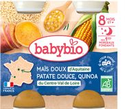 Babybio Bio sladká kukuřice, sladké brambory a quinoa 2 x 200 g
