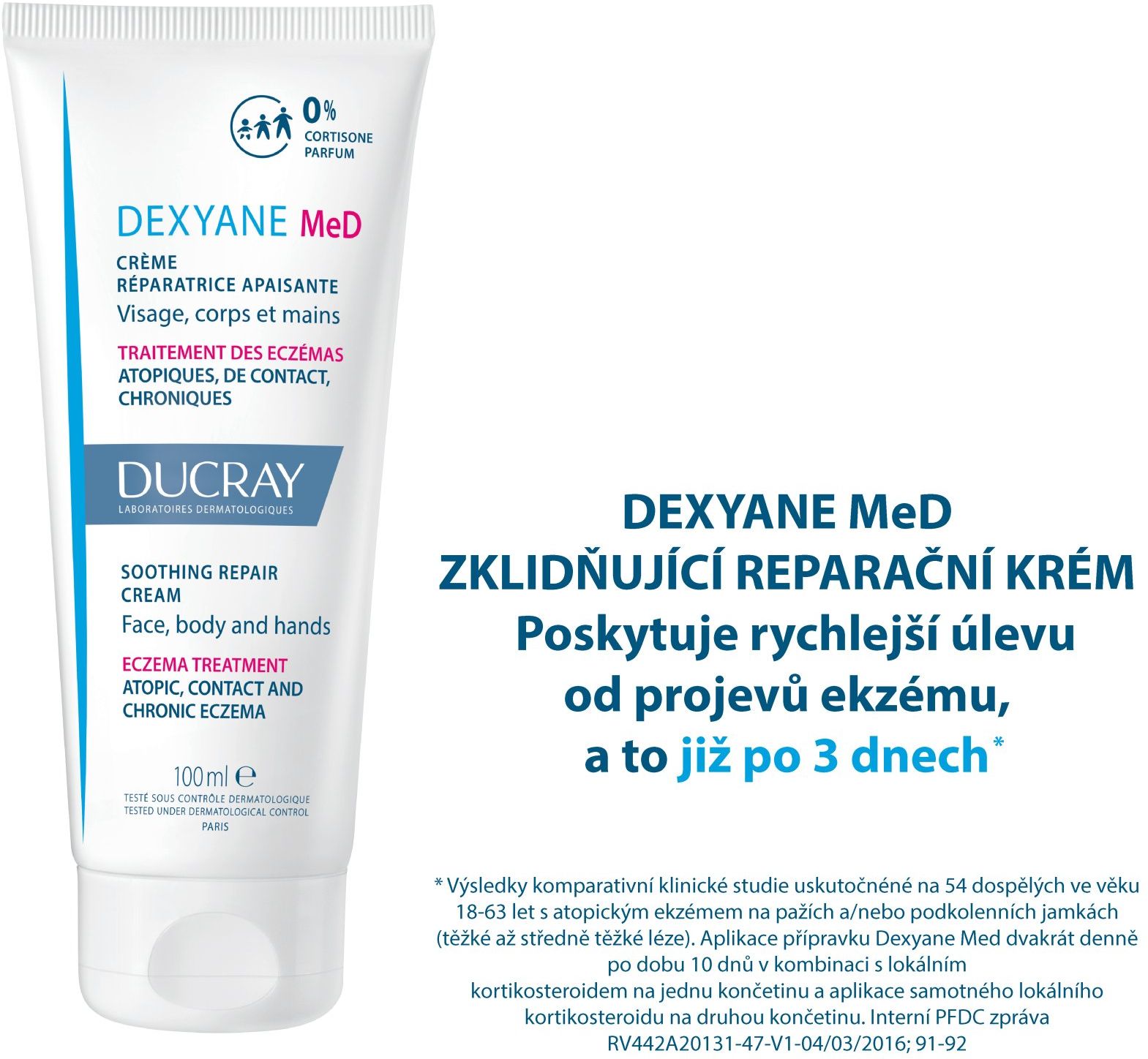 Ducray Dexyane MeD Zklidňující krém 100 ml