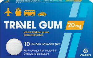 Travel-Gum 20 mg 10 ks