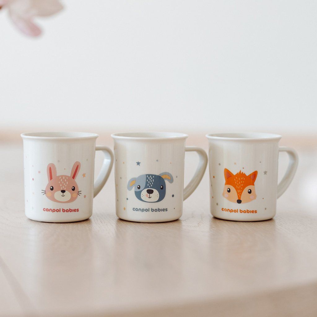 Canpol babies Plastový hrníček CUTE ANIMALS - liška 170 ml
