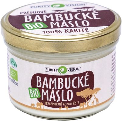 Purity Vision Fair Trade Bambucké máslo BIO 200 ml