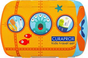 Curaprox Travel set KIDS oranžový