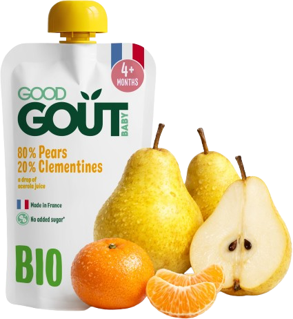 Good Goût BIO Hruška s klementinkou 120 g