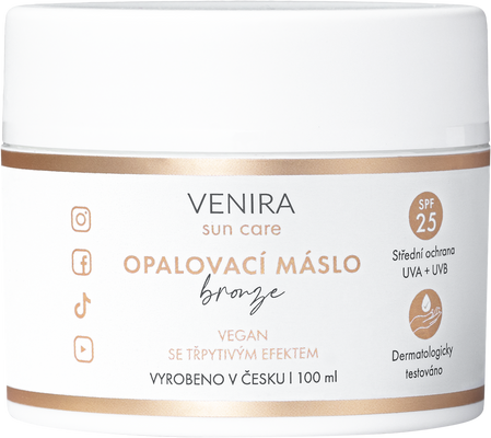 Venira Opalovací máslo "bronze" SPF 25 100 ml