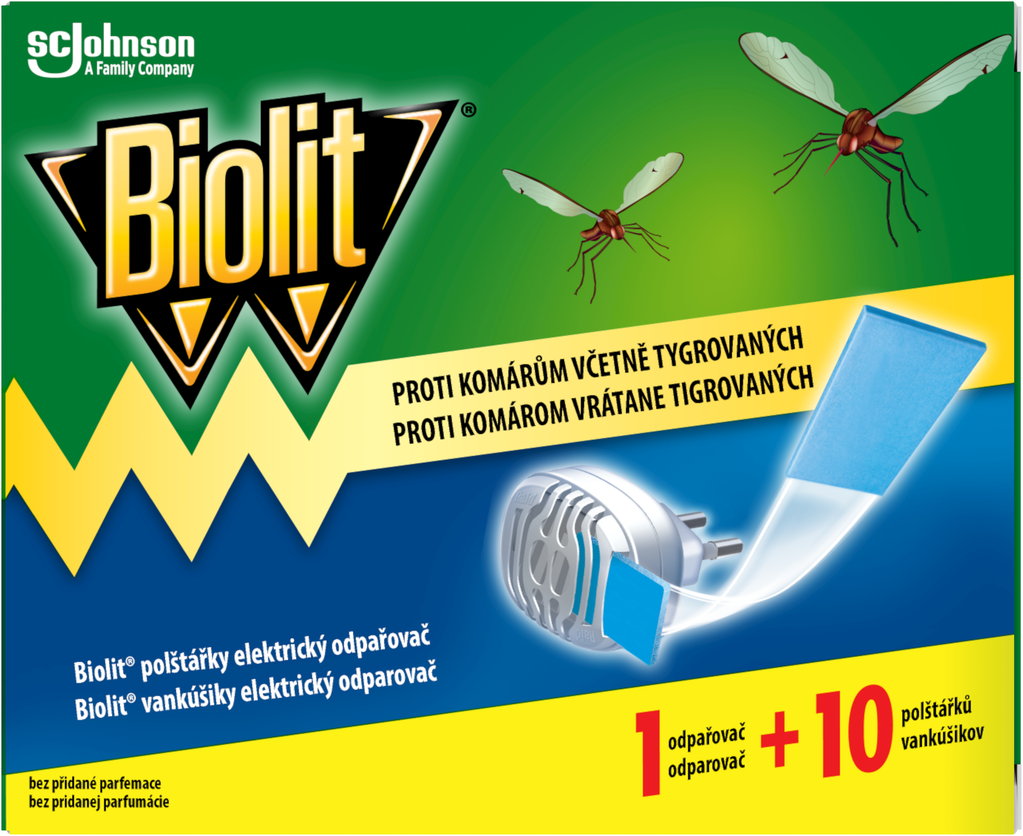 Biolit Elektrický odpařovač se suchou náplní 10 ks