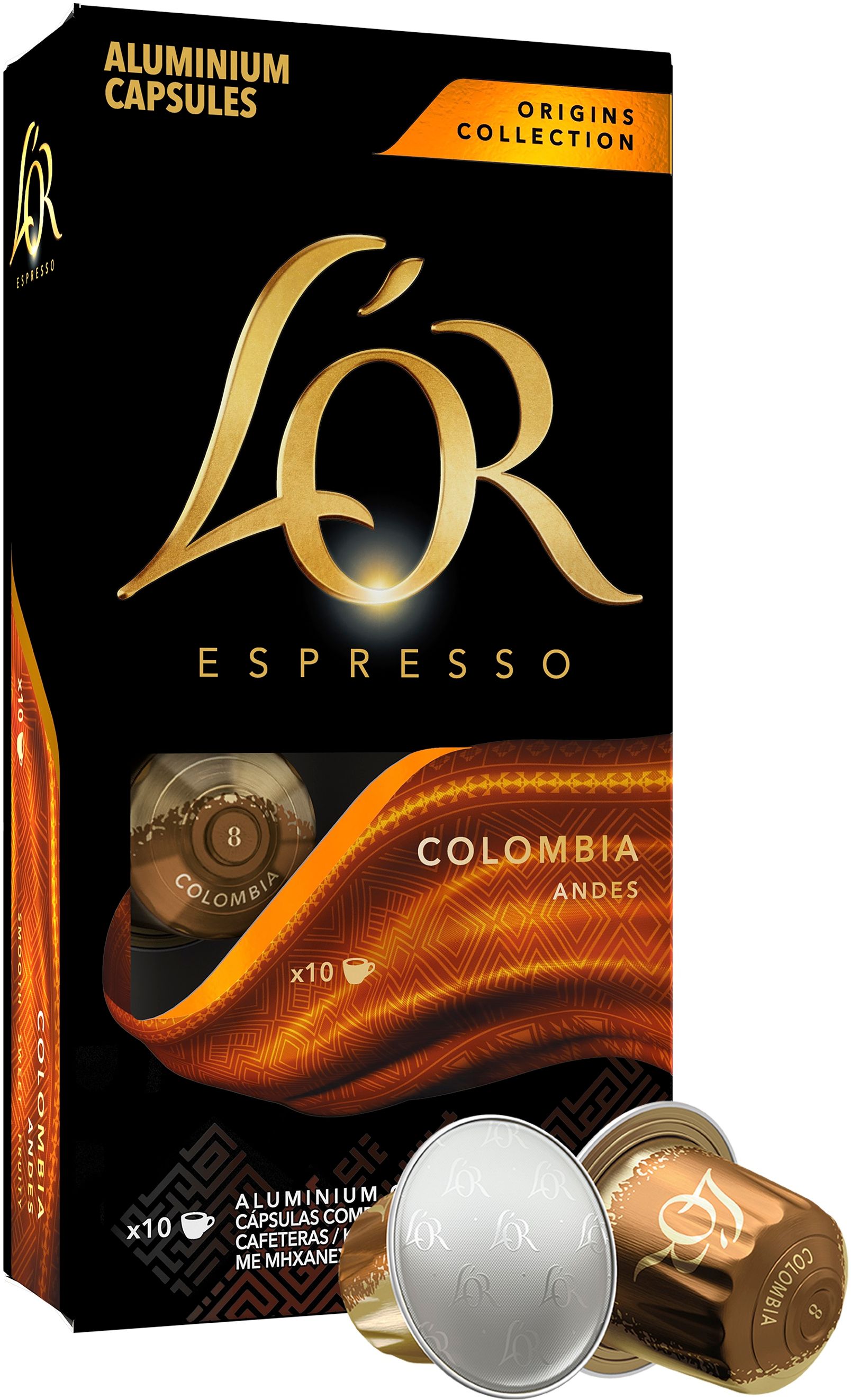 L'or Espresso Colombia kapsle pro Nespresso®* Original kávovary 10 ks