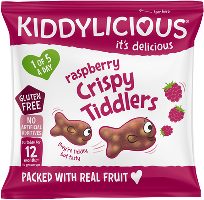 Kiddylicious Rybičky křupavé malinové 12 g