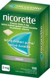 Nicorette ® Classic Gum 2 mg léčivá žvýkací guma pro odvykání kouření 105 ks