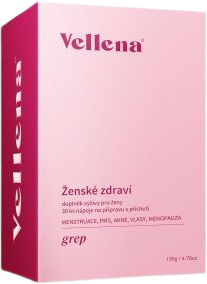 Vellena Ženské zdraví nápoj příchuť Grep 30 sáčků