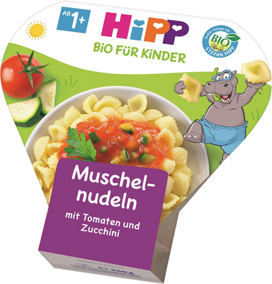 HiPP BIO Těstoviny s rajčaty a cuketou 250 g