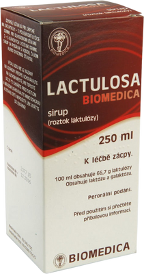 Biomedica Lactulosa 667 mg sirup 250 ml