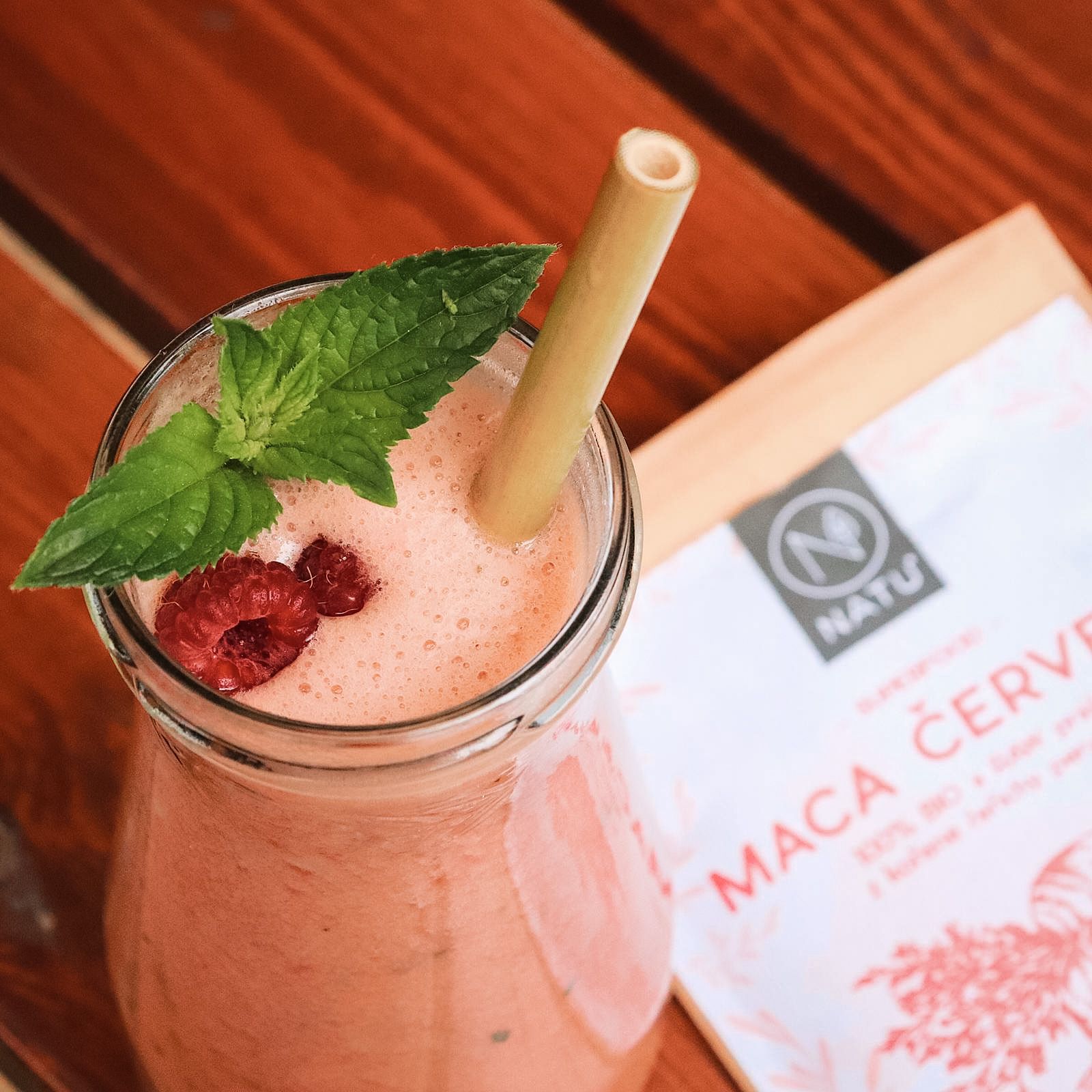 Natu Maca červená BIO prášek 200 g