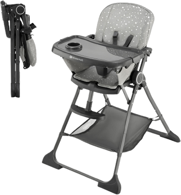 Kinderkraft Židlička jídelní Foldee Grey