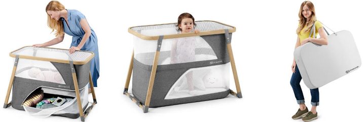 Kinderkraft Postýlka multifunkční 4v1 Sofi Gray