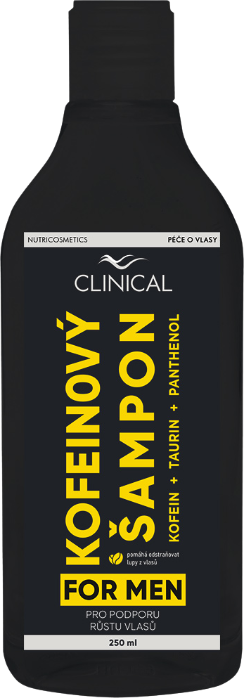 Clinical Nutricosmetics Kofeinový šampon FOR MEN 250 ml