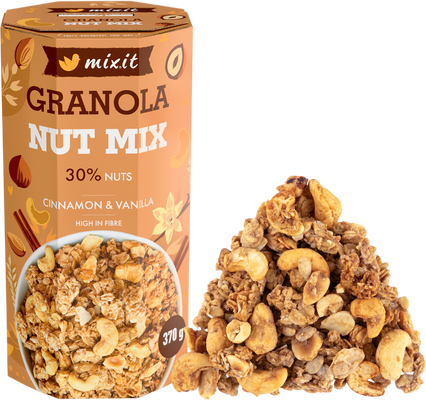 Mixit Granola z pece – Ořechový mix 1 x 370 g