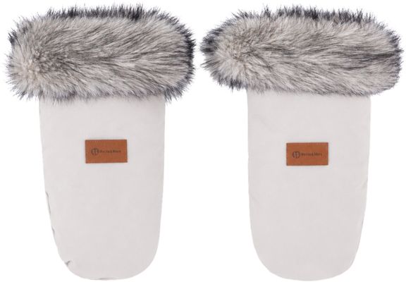 Petite&Mars Set zimní fusak Comfy 4v1 + rukavice na kočárek Fjora Champagne Shower