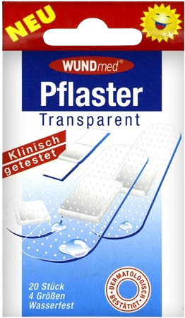 Wundmed Náplast TRANSPARENT 20 ks