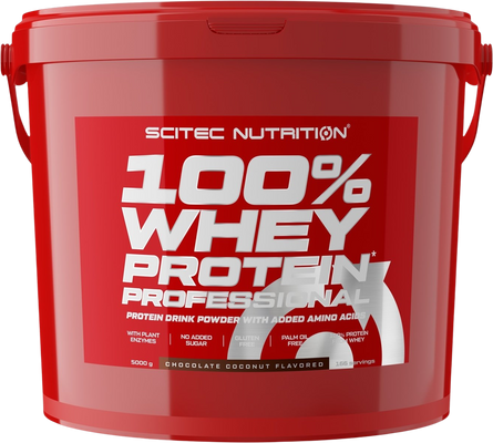 SciTec Nutrition 100% Whey Protein Professional čokoláda/kokos 5000 g