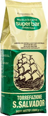 San Salvador Zrnková káva Super Bar 1 x 1 kg