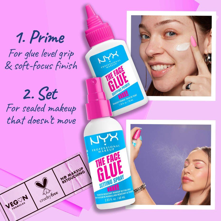 NYX Professional Makeup The Face Glue Setting spray 60 ml