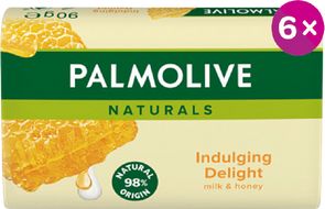 Palmolive mýdlo Naturals Milk & Honey 6 x 90 g