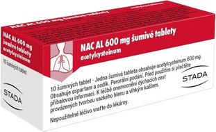 Nac AL 600 mg 10 šumivých tablet