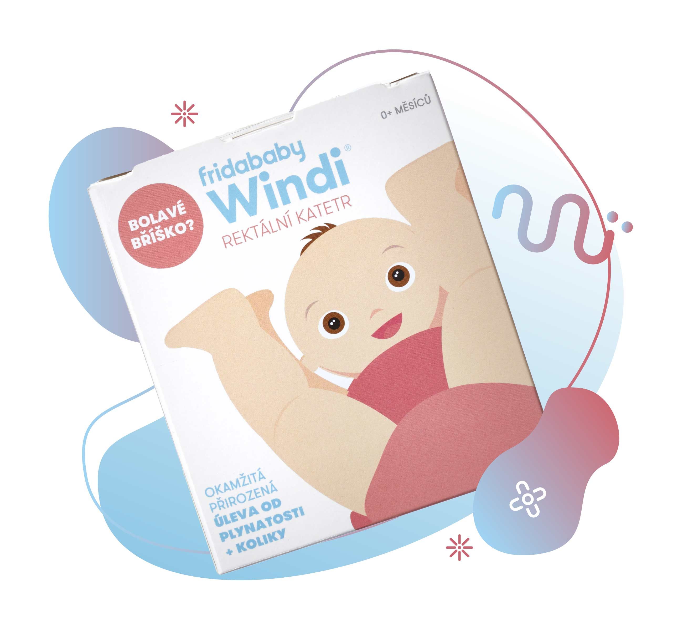 Fridababy Windi, rektální katetr, zklidnění koliky