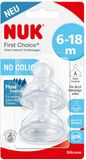 Nuk FC + savička FLOW Control 6-18m 2 ks