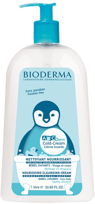 Bioderma Washing Cream Abcderm Cold Cream 1 l