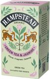 Hampstead Tea BIO zelený čaj s jasmínem a bergamotem