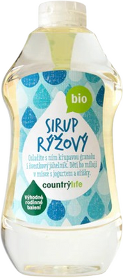 Country Life Sirup rýžový BIO 874 ml