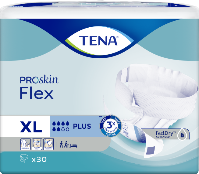 Tena Flex Plus Extra Large Inkontinenční kalhotky 30 ks