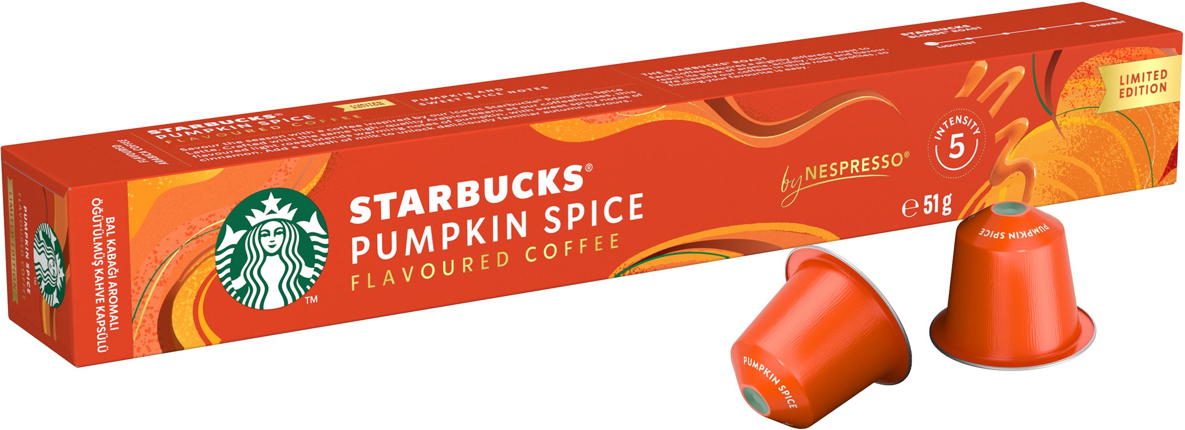 Starbucks Pumpkin Spice flavoured by Nespresso 10 kapslí
