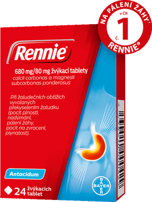 Rennie Žvýkací tablety 24 ks