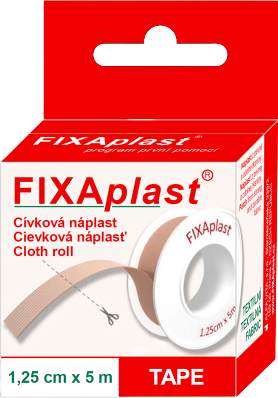 Fixaplast Náplast cívka 1,25cmx5m 1 ks