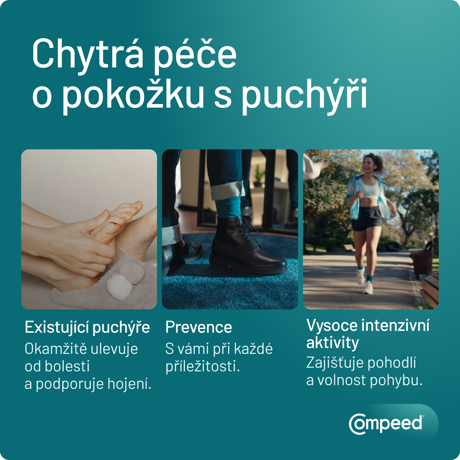 Compeed Náplast na puchýře malá 6 ks
