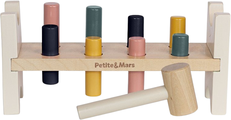 Petite&Mars Hračka dřevěná - Big Bang Wood of Mars 12m+