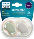 Philips Avent Dudlík Ultra air neutral 6-18m 2 ks