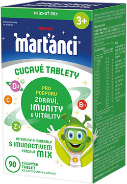 Marťánci Walmark Imuno MIX cucavé tablety 90 ks