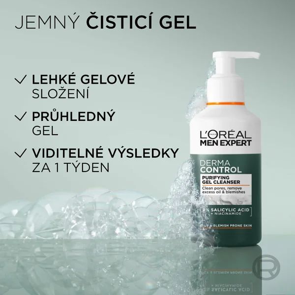 L'Oréal Paris Men Expert Derma Control čisticí gel 260 ml