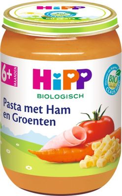 HiPP Bio tészta zöldségekkel és sonkával 190 g