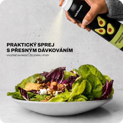 Nutriheads Avokádový olej ve spreji 200 ml