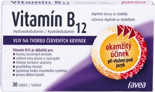 Favea Vitamín B12 30 tablet