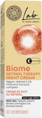 Natura Siberica Lab Biome Retinol Therapy Noční krém na obličej 50 ml