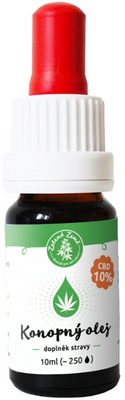 Zelená Země CBD Konopný olej 10% 10 ml