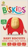 Belkorn BISkids BIO dětské celozrnné sušenky Natural 6M+ 120 g