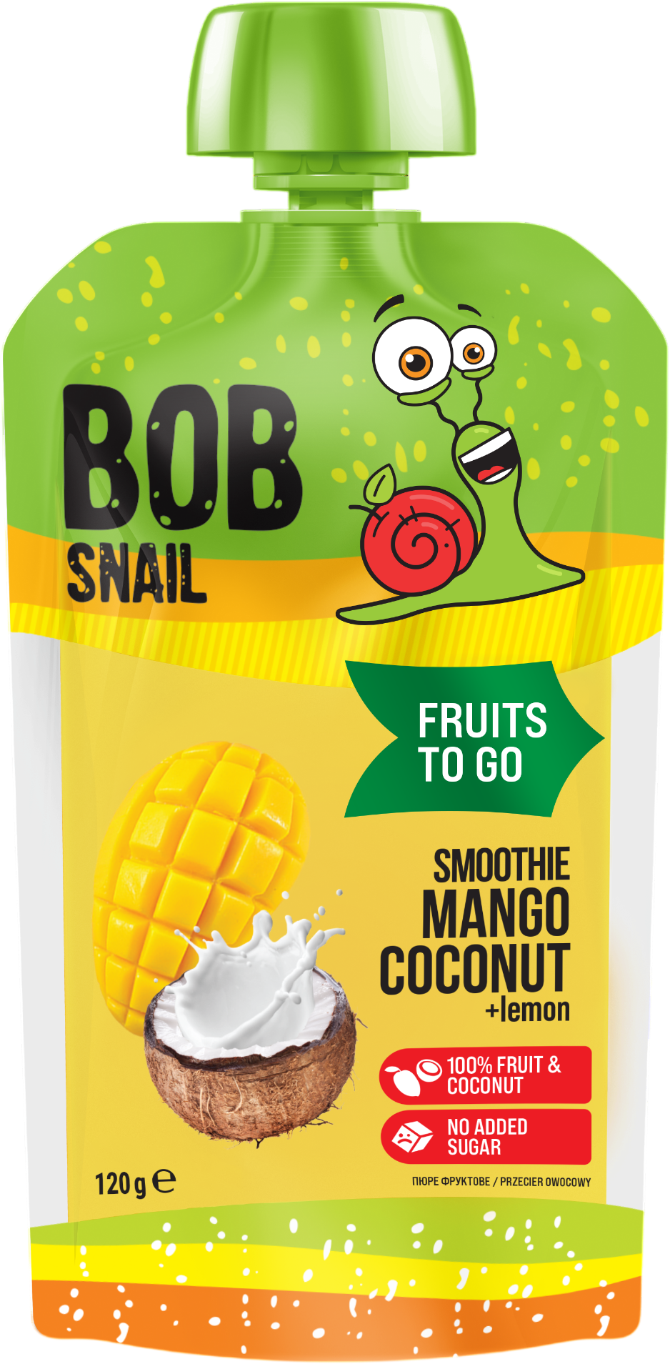 Šnek BOB Smoothie mango-kokos 120 g